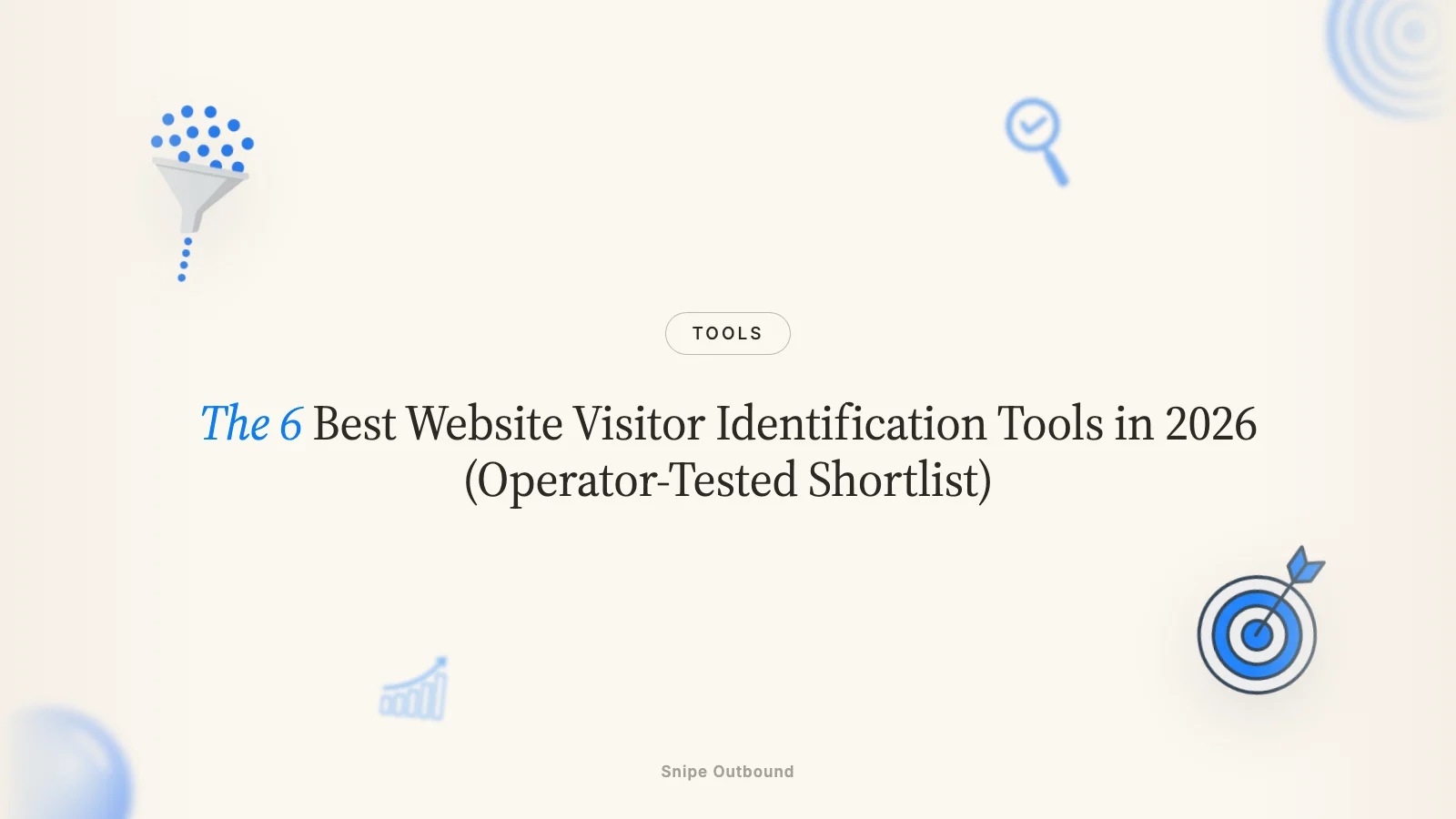 The 6 Best Website Visitor Identification Tools in 2026 (Operator-Tested Shortlist)