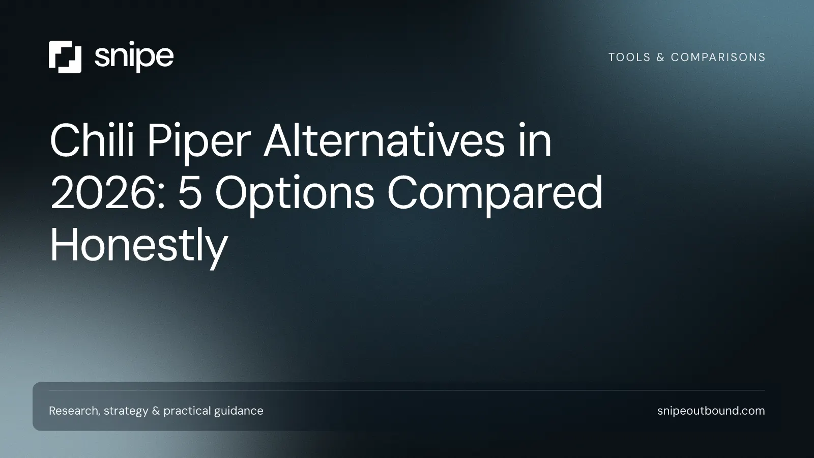 Chili Piper Alternatives in 2026: 5 Options Compared Honestly — Snipe guide