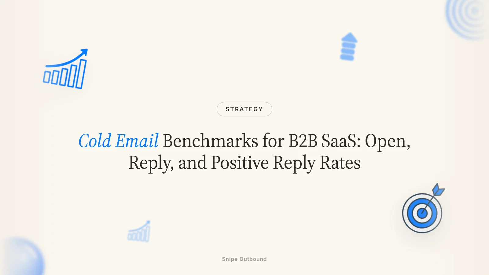 Cold Email Benchmarks for B2B SaaS: Open, Reply, and Positive Reply Rates