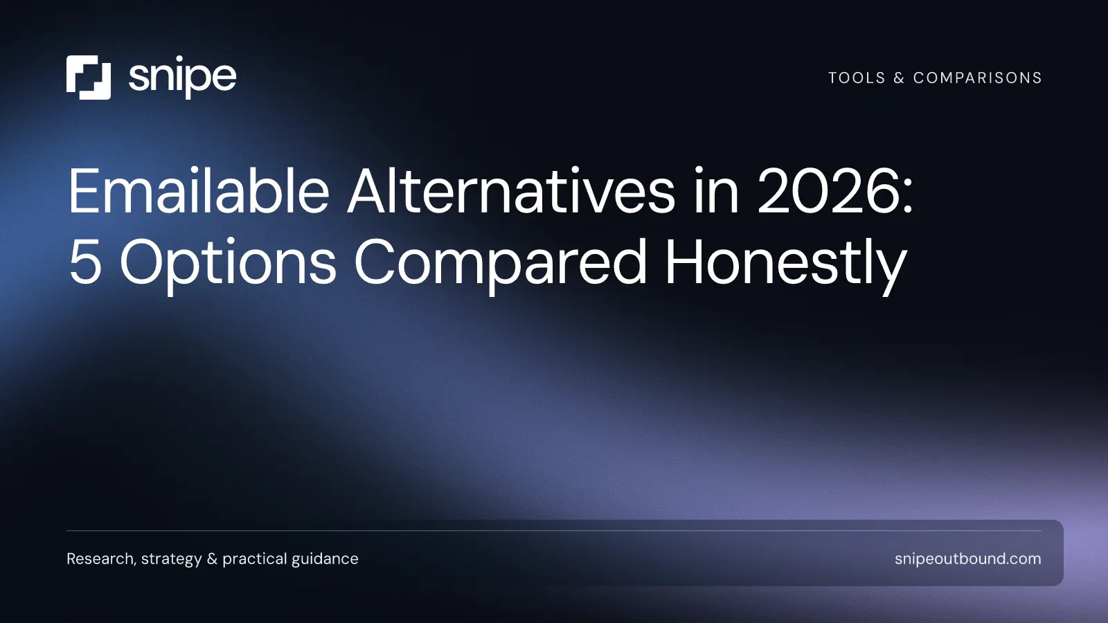 Emailable Alternatives in 2026: 5 Options Compared Honestly — Snipe guide