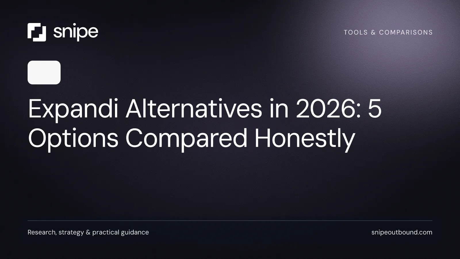 Expandi Alternatives in 2026: 5 Options Compared Honestly — Snipe guide