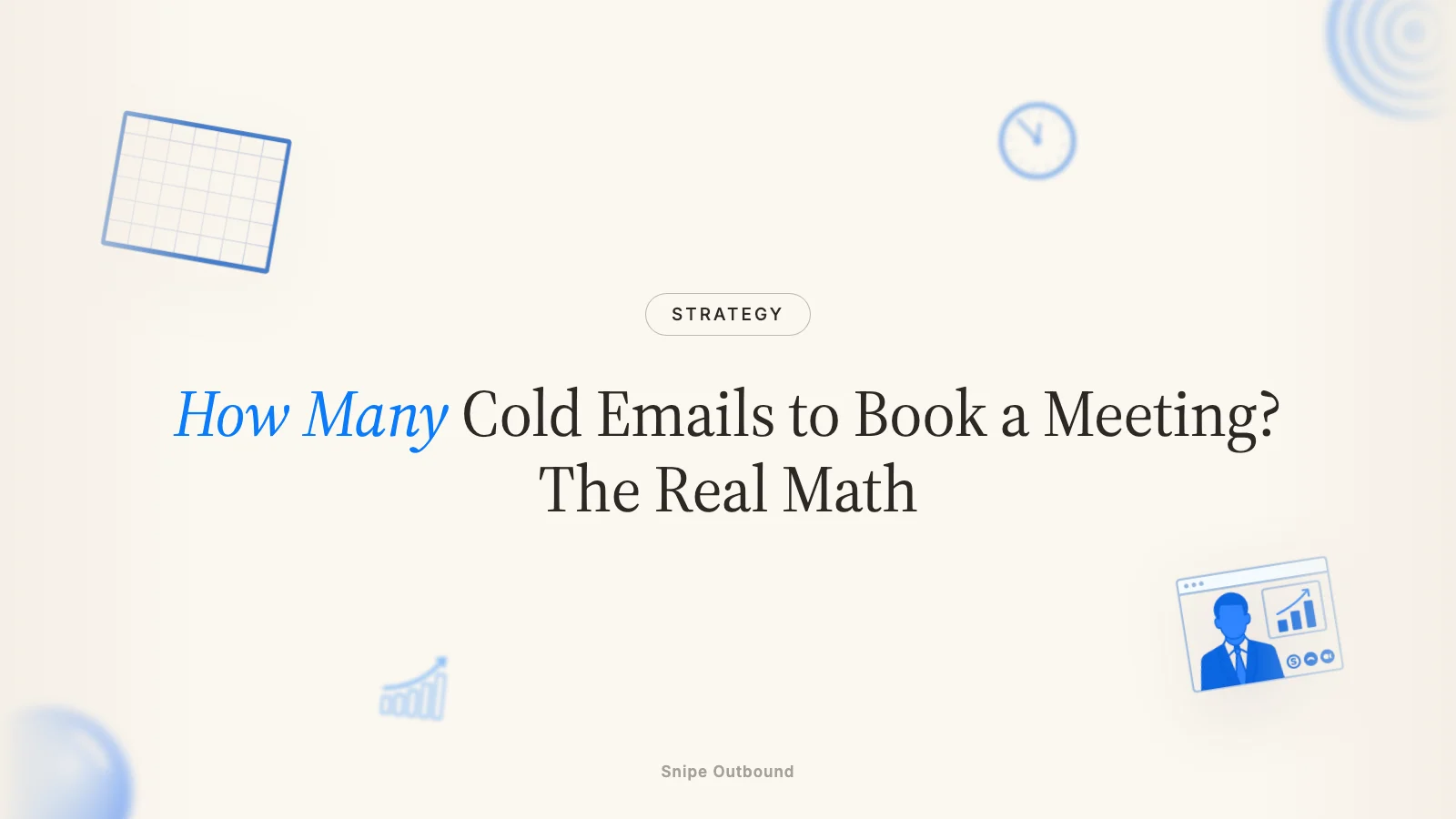 How Many Cold Emails to Book a Meeting? The Real Math