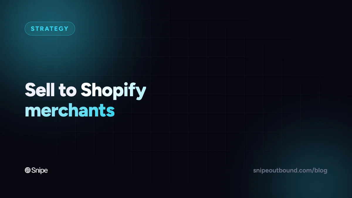 How to Sell to Shopify Merchants in 2026: What Works and What They Ignore