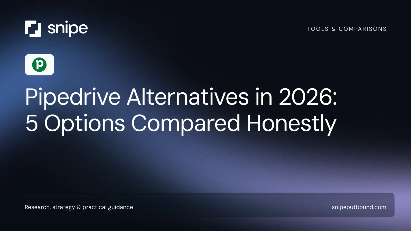 Pipedrive Alternatives in 2026: 5 Options Compared Honestly — Snipe guide