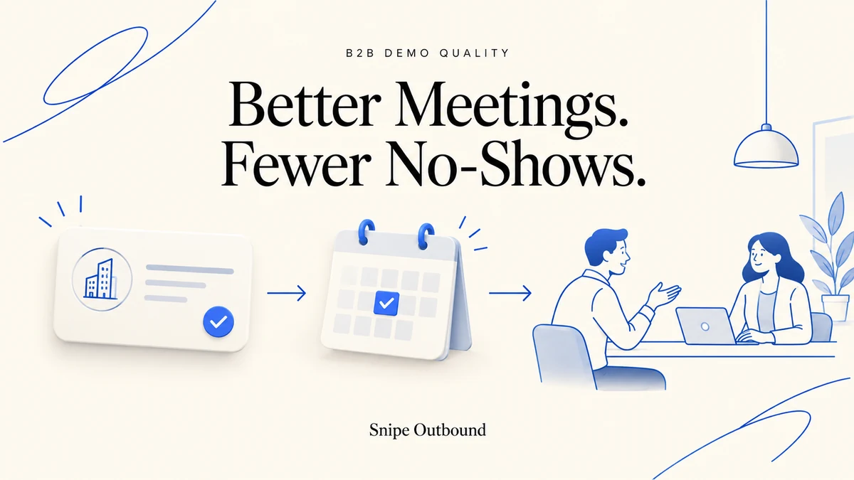 How to Reduce B2B Demo No-Shows and Improve Meeting Quality