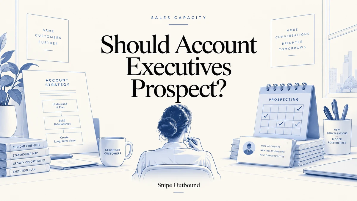 Should Account Executives Prospect? A Capacity Framework